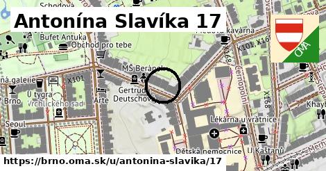 Antonína Slavíka 17, Brno