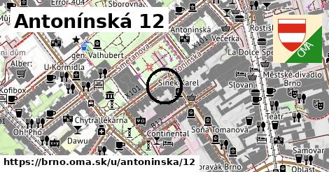 Antonínská 12, Brno