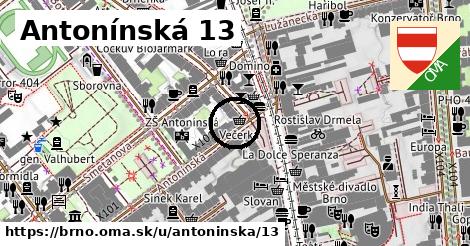 Antonínská 13, Brno