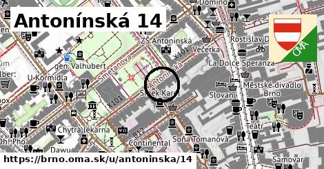 Antonínská 14, Brno