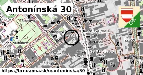 Antonínská 30, Brno