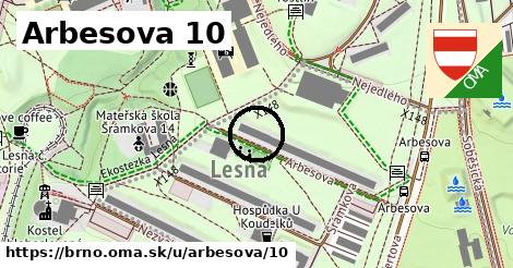 Arbesova 10, Brno