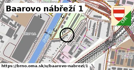 Baarovo nábřeží 1, Brno