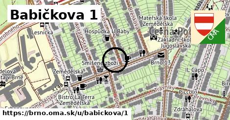 Babičkova 1, Brno