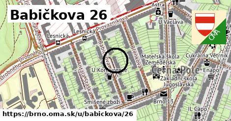 Babičkova 26, Brno