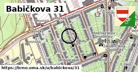 Babičkova 31, Brno