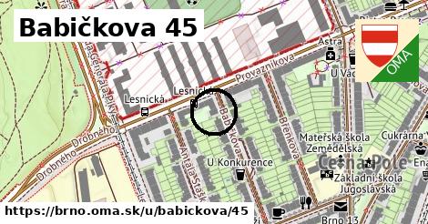 Babičkova 45, Brno