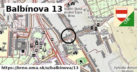 Balbínova 13, Brno