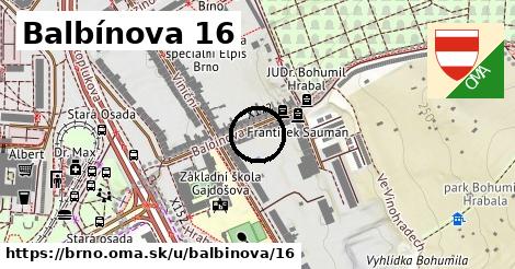 Balbínova 16, Brno