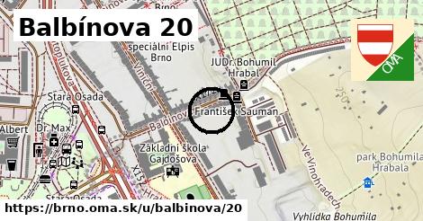 Balbínova 20, Brno