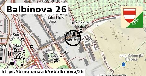 Balbínova 26, Brno