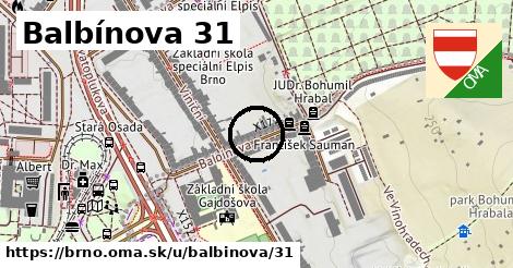 Balbínova 31, Brno