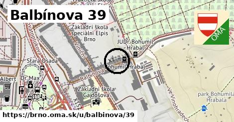 Balbínova 39, Brno