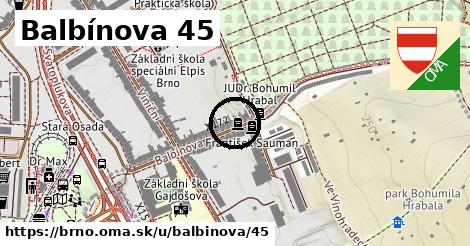 Balbínova 45, Brno