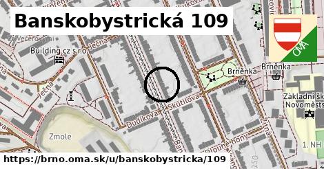 Banskobystrická 109, Brno