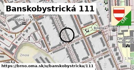 Banskobystrická 111, Brno