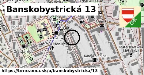 Banskobystrická 13, Brno