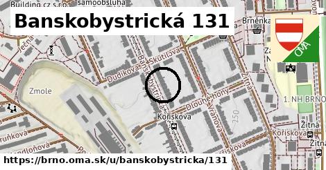 Banskobystrická 131, Brno