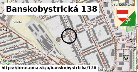 Banskobystrická 138, Brno