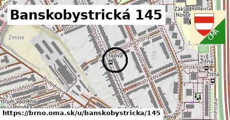 Banskobystrická 145, Brno