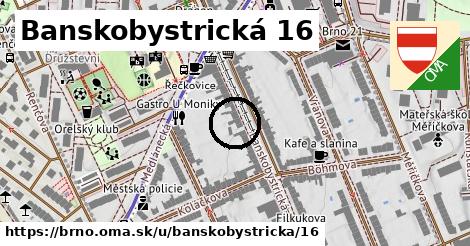 Banskobystrická 16, Brno