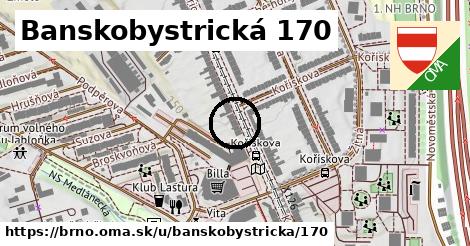 Banskobystrická 170, Brno