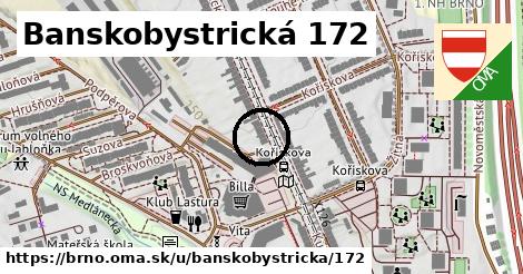 Banskobystrická 172, Brno