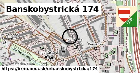 Banskobystrická 174, Brno