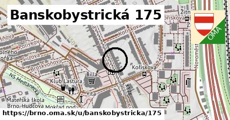 Banskobystrická 175, Brno