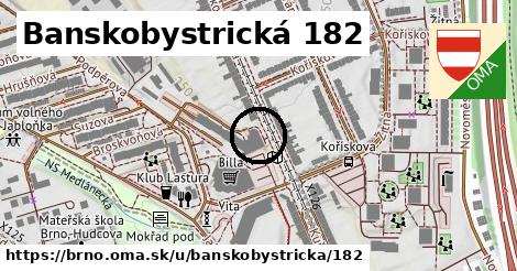 Banskobystrická 182, Brno