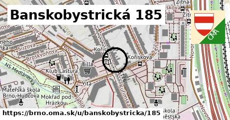 Banskobystrická 185, Brno