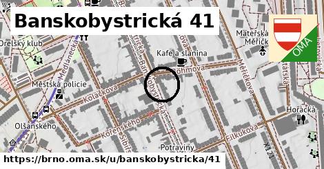 Banskobystrická 41, Brno