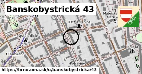 Banskobystrická 43, Brno