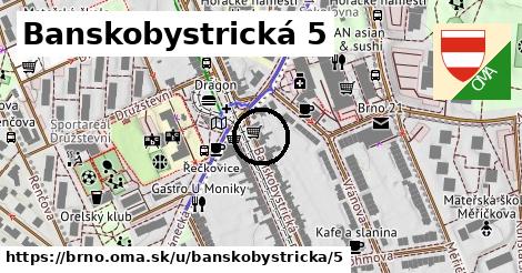 Banskobystrická 5, Brno