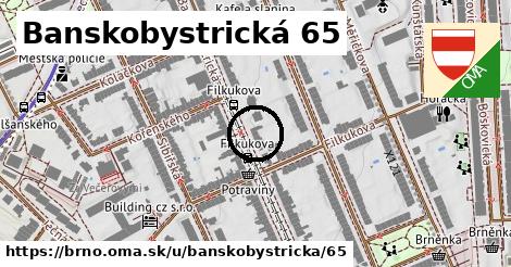 Banskobystrická 65, Brno