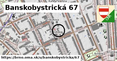 Banskobystrická 67, Brno