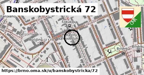 Banskobystrická 72, Brno