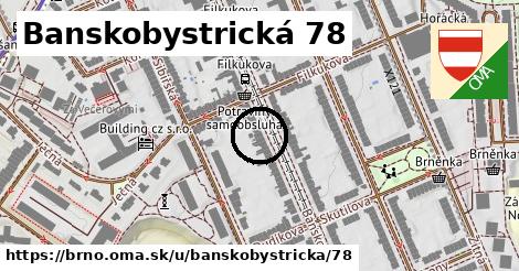 Banskobystrická 78, Brno