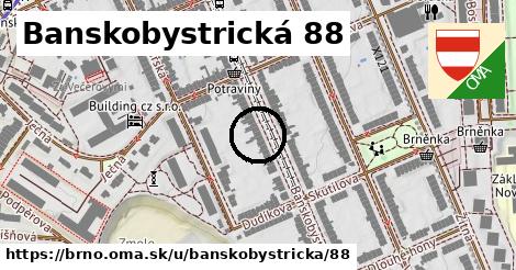 Banskobystrická 88, Brno