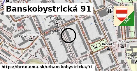 Banskobystrická 91, Brno