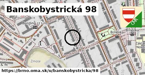 Banskobystrická 98, Brno