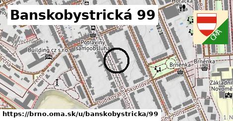 Banskobystrická 99, Brno