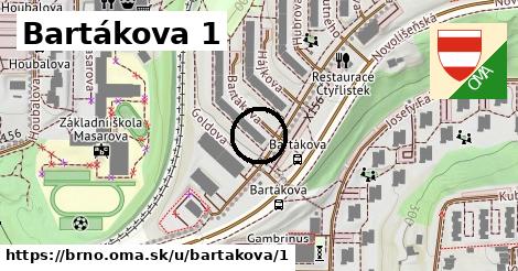 Bartákova 1, Brno