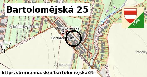 Bartolomějská 25, Brno