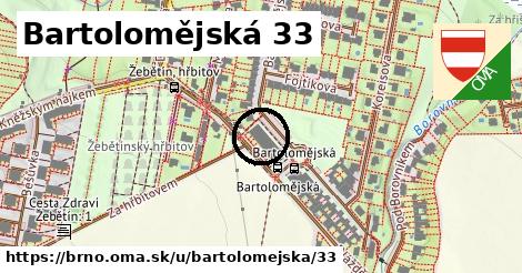 Bartolomějská 33, Brno