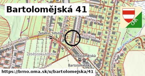 Bartolomějská 41, Brno