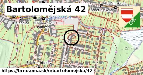 Bartolomějská 42, Brno