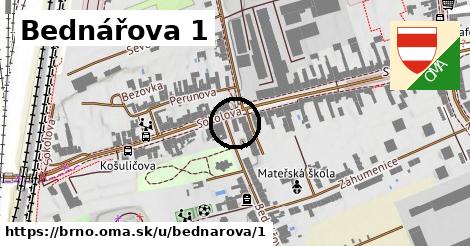 Bednářova 1, Brno