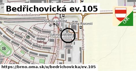 Bedřichovická ev.105, Brno