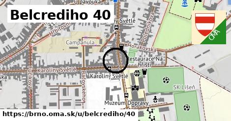 Belcrediho 40, Brno